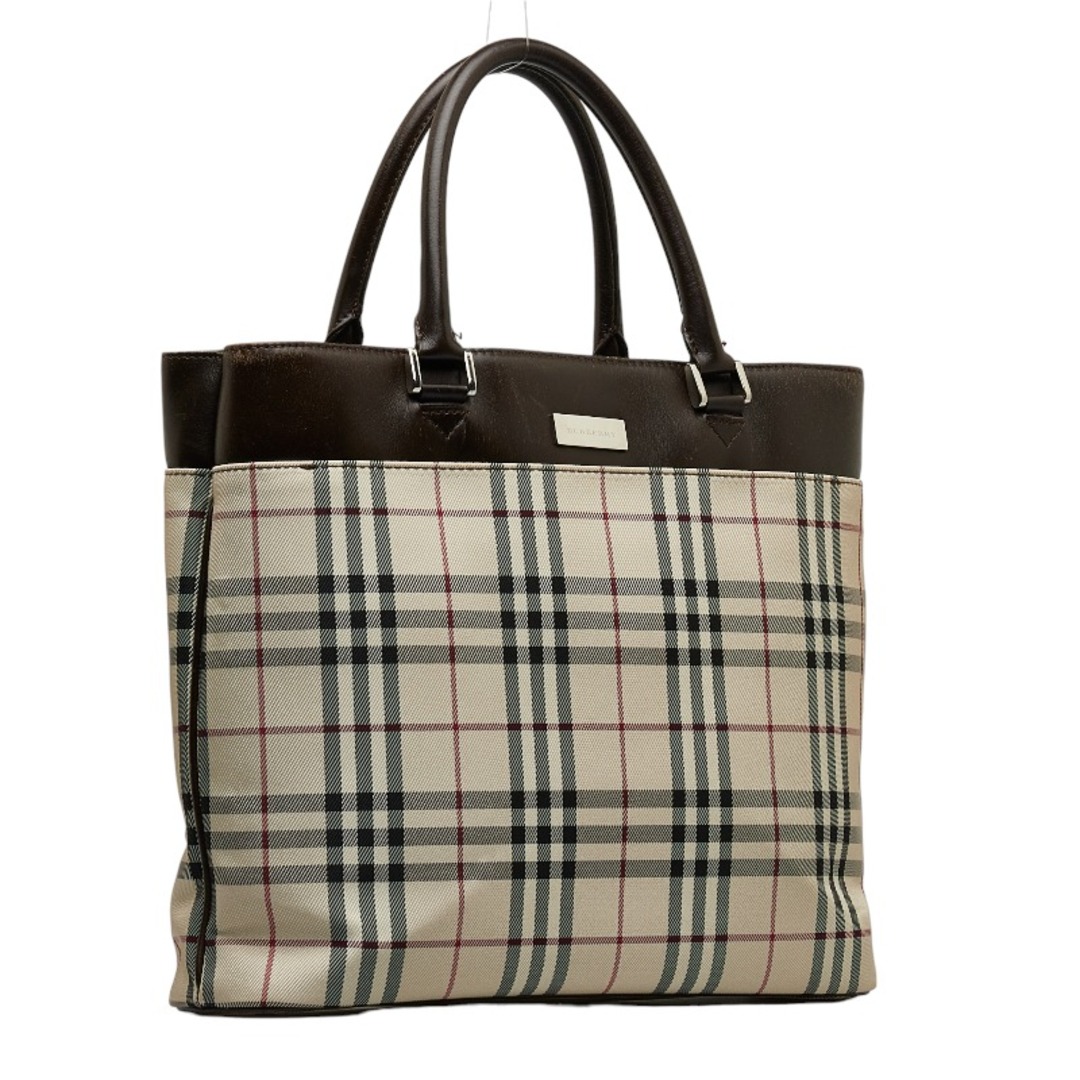 BURBERRY(バーバリー)のバーバリー ノバチェック ハンドバッグ トートバッグ キャンバス レディース BURBERRY 【1-0125798】 レディースのバッグ(ハンドバッグ)の商品写真