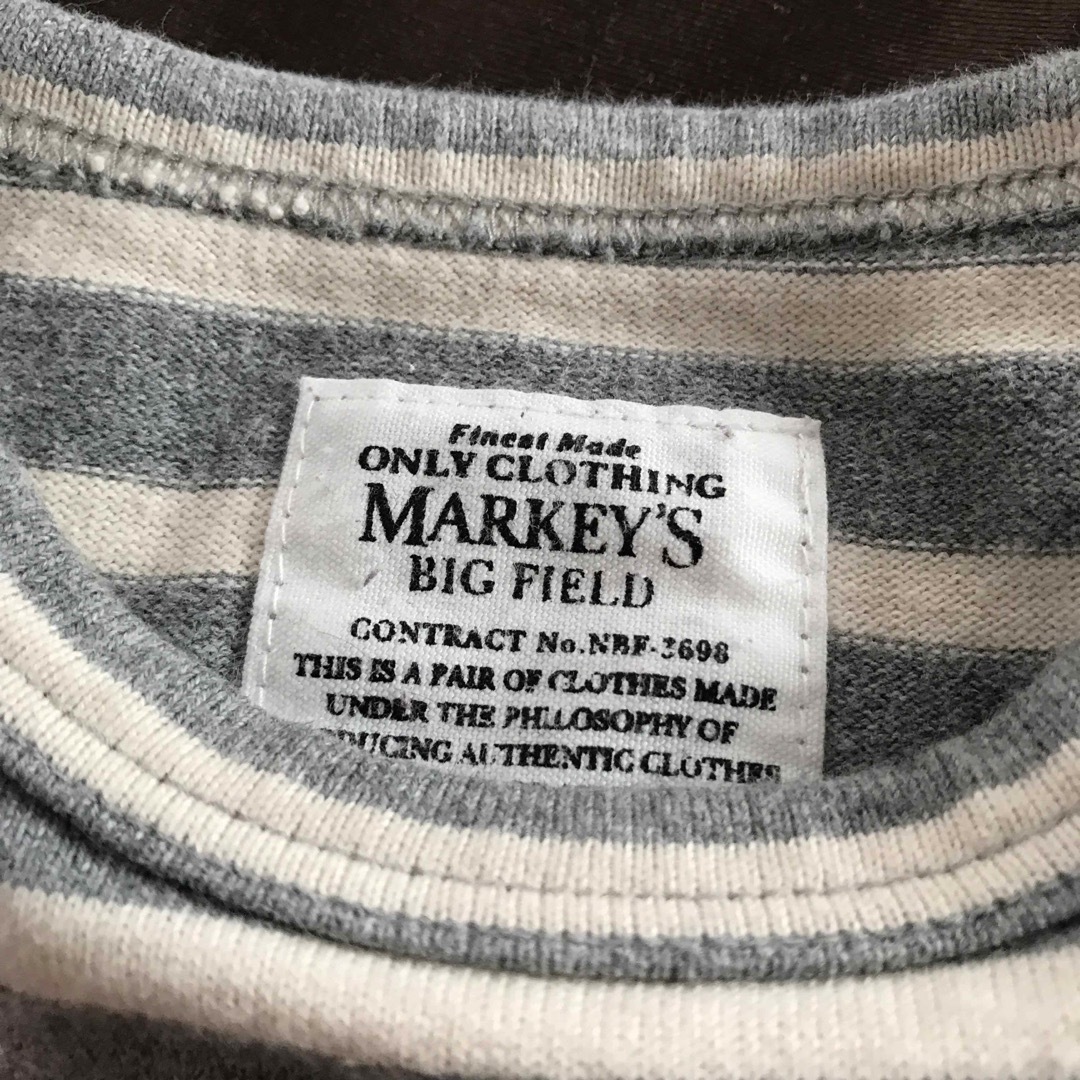 MARKEY'S(マーキーズ)のマーキーズ　ワンピース　120 Markey's 女の子　グレー キッズ/ベビー/マタニティのキッズ服女の子用(90cm~)(ワンピース)の商品写真