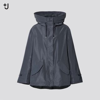 ユニクロ(UNIQLO)のUNIQLO ＋J シルク　ブレンド　パーカ　M ジルサンダー(ブルゾン)