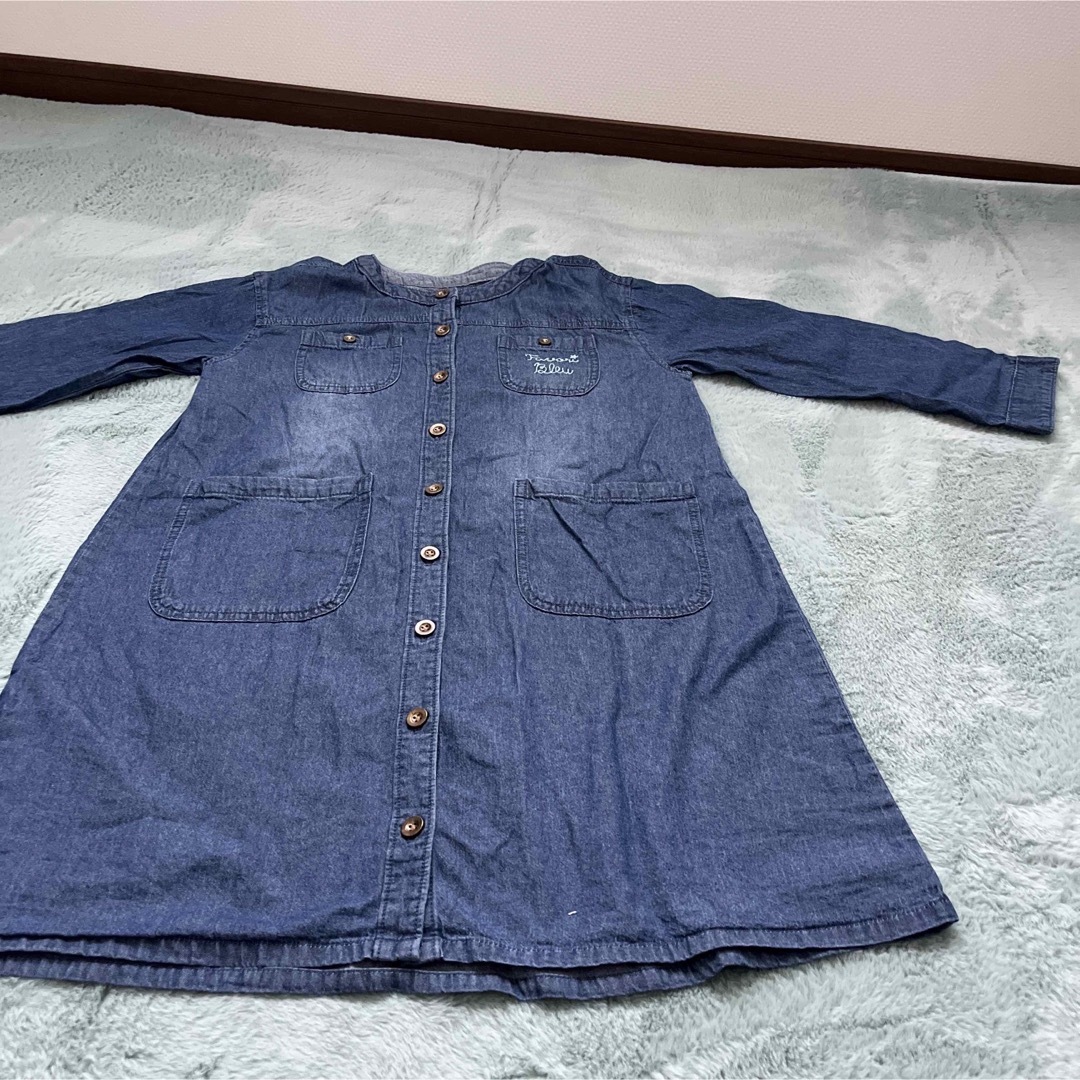 motherways(マザウェイズ)のマザウェイズ　デニムジャケット キッズ/ベビー/マタニティのキッズ服女の子用(90cm~)(ジャケット/上着)の商品写真