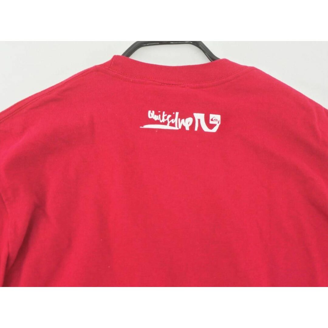 QUIKSILVER(クイックシルバー)のQUIKSILVER クイックシルバー ロゴ プリント Tシャツ sizeS/赤 ■◆ メンズ メンズのトップス(Tシャツ/カットソー(半袖/袖なし))の商品写真