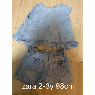 ザラキッズ(ZARA KIDS)のZARA 2-3y 98cm セットアップ風(Tシャツ/カットソー)