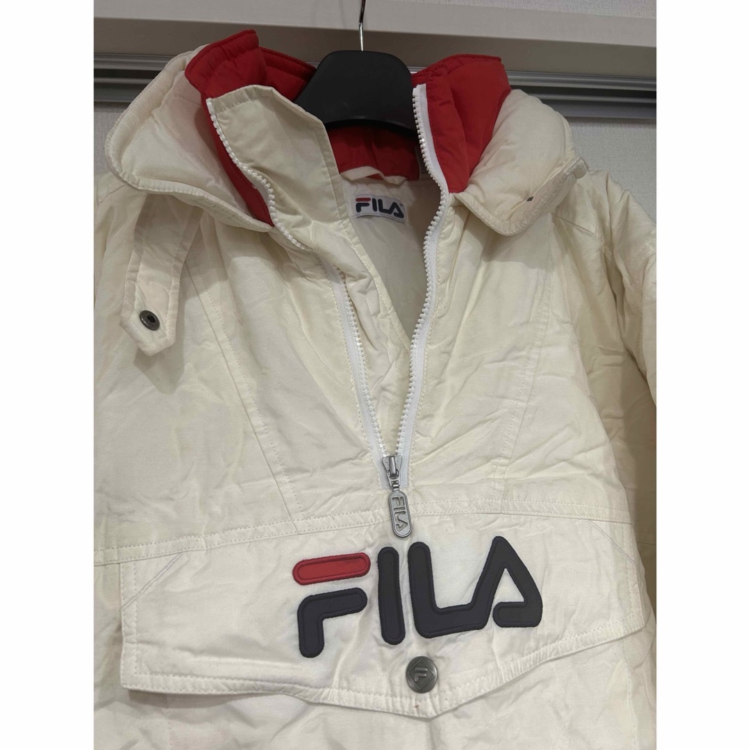 FILA(フィラ)のFILA フィラ　中綿ジャケット　白　XL ヴィンテージ　グラントヒル　 メンズのジャケット/アウター(ダウンジャケット)の商品写真