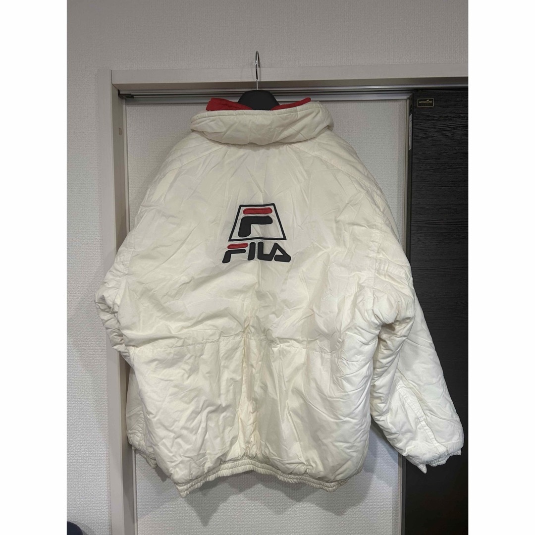 FILA(フィラ)のFILA フィラ　中綿ジャケット　白　XL ヴィンテージ　グラントヒル　 メンズのジャケット/アウター(ダウンジャケット)の商品写真