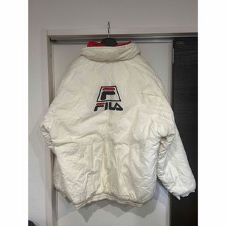 フィラ(FILA)のFILA フィラ　中綿ジャケット　白　XL ヴィンテージ　グラントヒル　(ダウンジャケット)