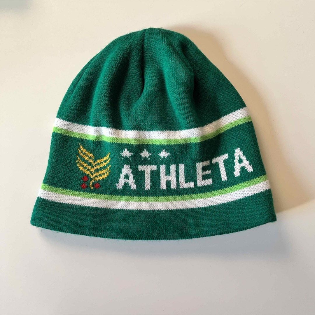 ATHLETA(アスレタ)のアスレタ　ニット帽　グリーン スポーツ/アウトドアのサッカー/フットサル(その他)の商品写真