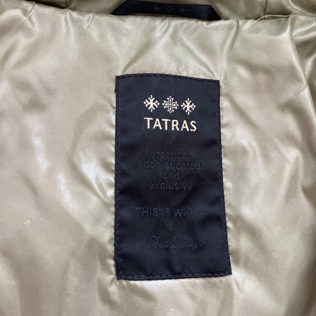 TATRAS(タトラス)のタトラス　TATRAS ダウンコート　ベルト付　キルティング　グリーン　サイズ2 レディースのジャケット/アウター(ダウンコート)の商品写真
