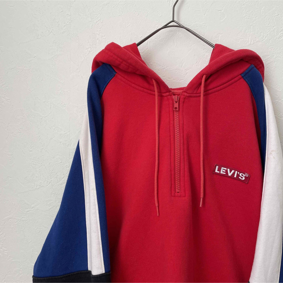 LEVIS リーバイス ハーフジップ パーカー　新品未使用タグ付き　Lサイズ