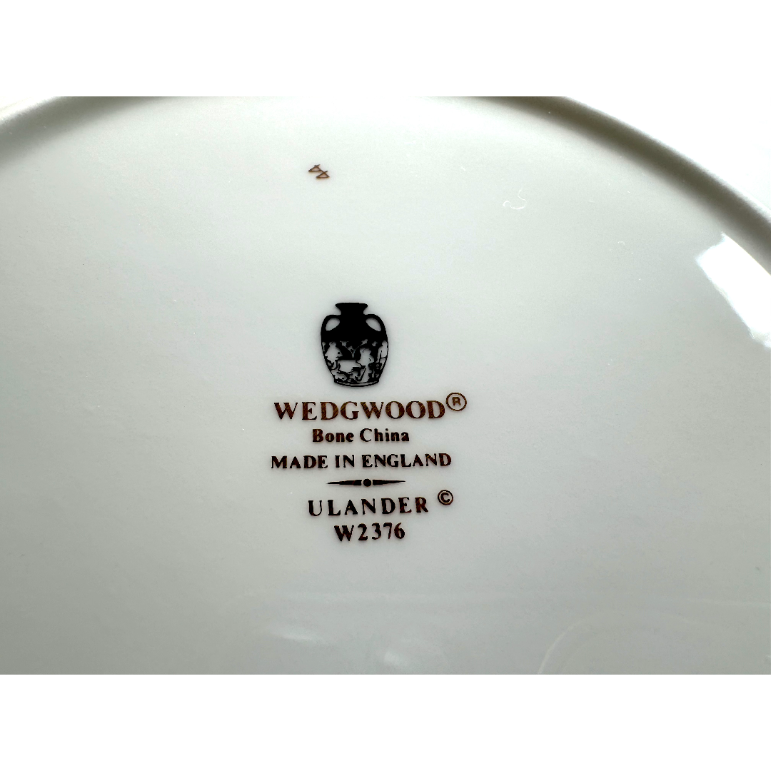 WEDGWOOD(ウェッジウッド)の未使用 ウェッジウッド ユーランダー パウダーブルー ティーカップ ２セット インテリア/住まい/日用品のキッチン/食器(グラス/カップ)の商品写真