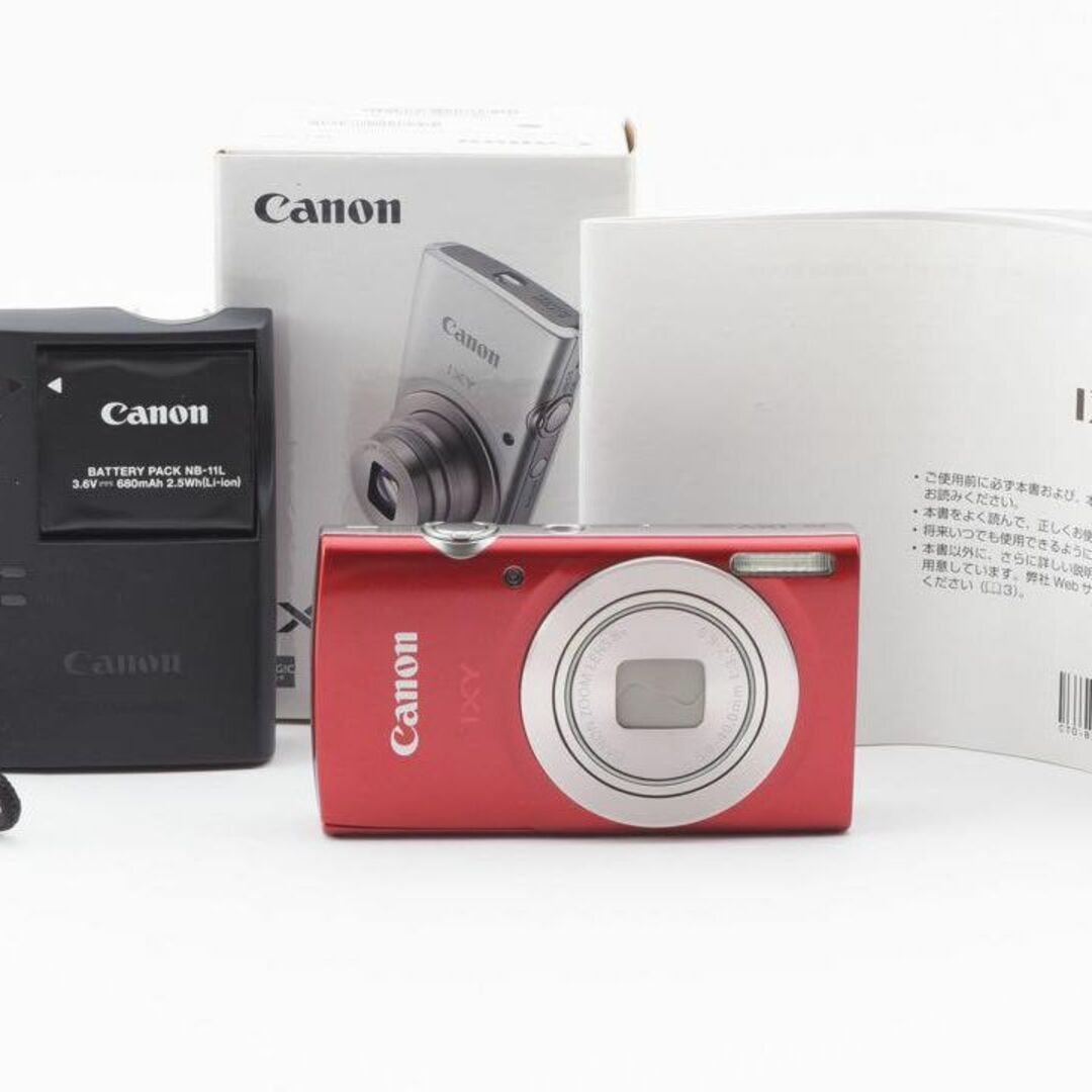 Canon - 【美品】CANON キヤノン IXY200 デジタルカメラ レッドの通販