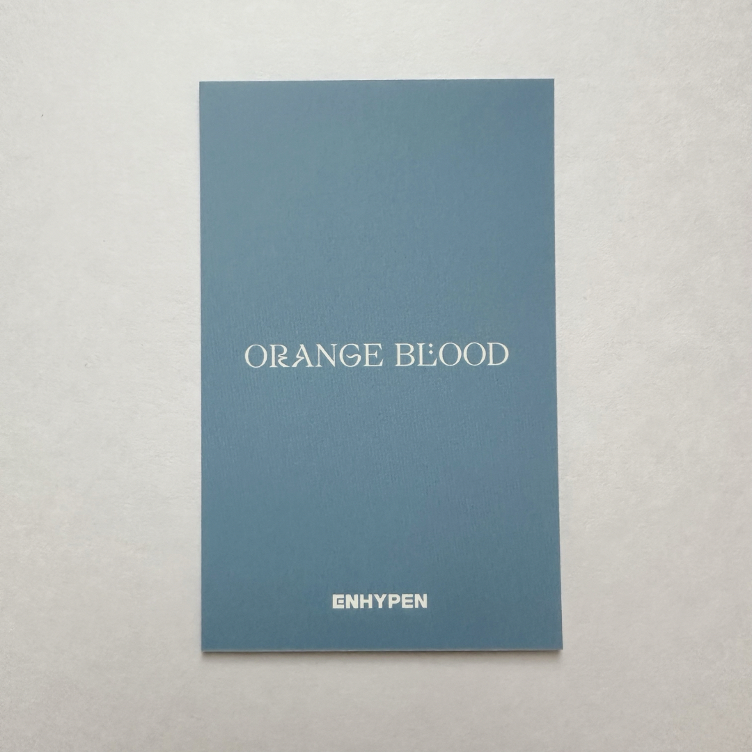 ENHYPEN - ENHYPEN ORANGE BLOOD ソンフン ユニバ ラキドロの通販 by