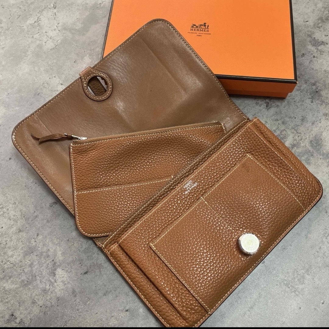 ❤️エルメス❤️HERMES✨ドゴン✨長財布‼️刻印あり