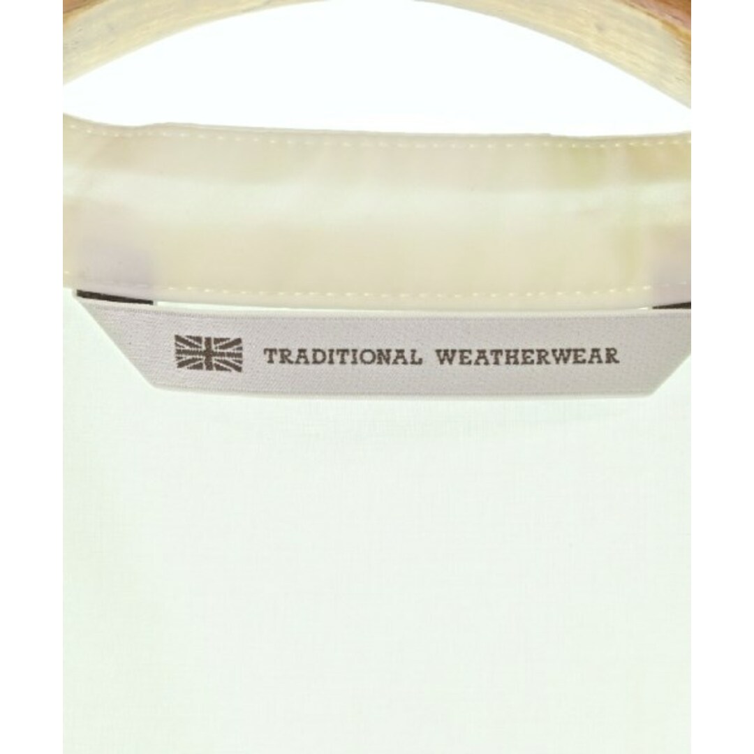 TRADITIONAL WEATHERWEAR(トラディショナルウェザーウェア)のTraditional Weatherwear シャツワンピース S 白 【古着】【中古】 レディースのワンピース(その他)の商品写真
