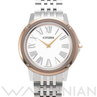 シチズン(CITIZEN)の中古 シチズン CITIZEN AR5026-56A ホワイト メンズ 腕時計(腕時計(アナログ))