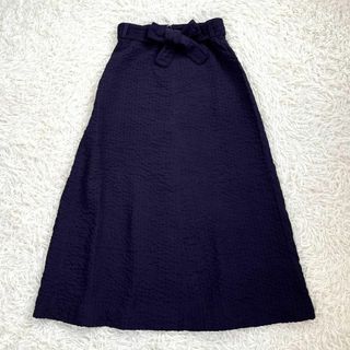 93AW ISSEY MIYAKE ムラ染めスカート ブルー イッセイミヤケ