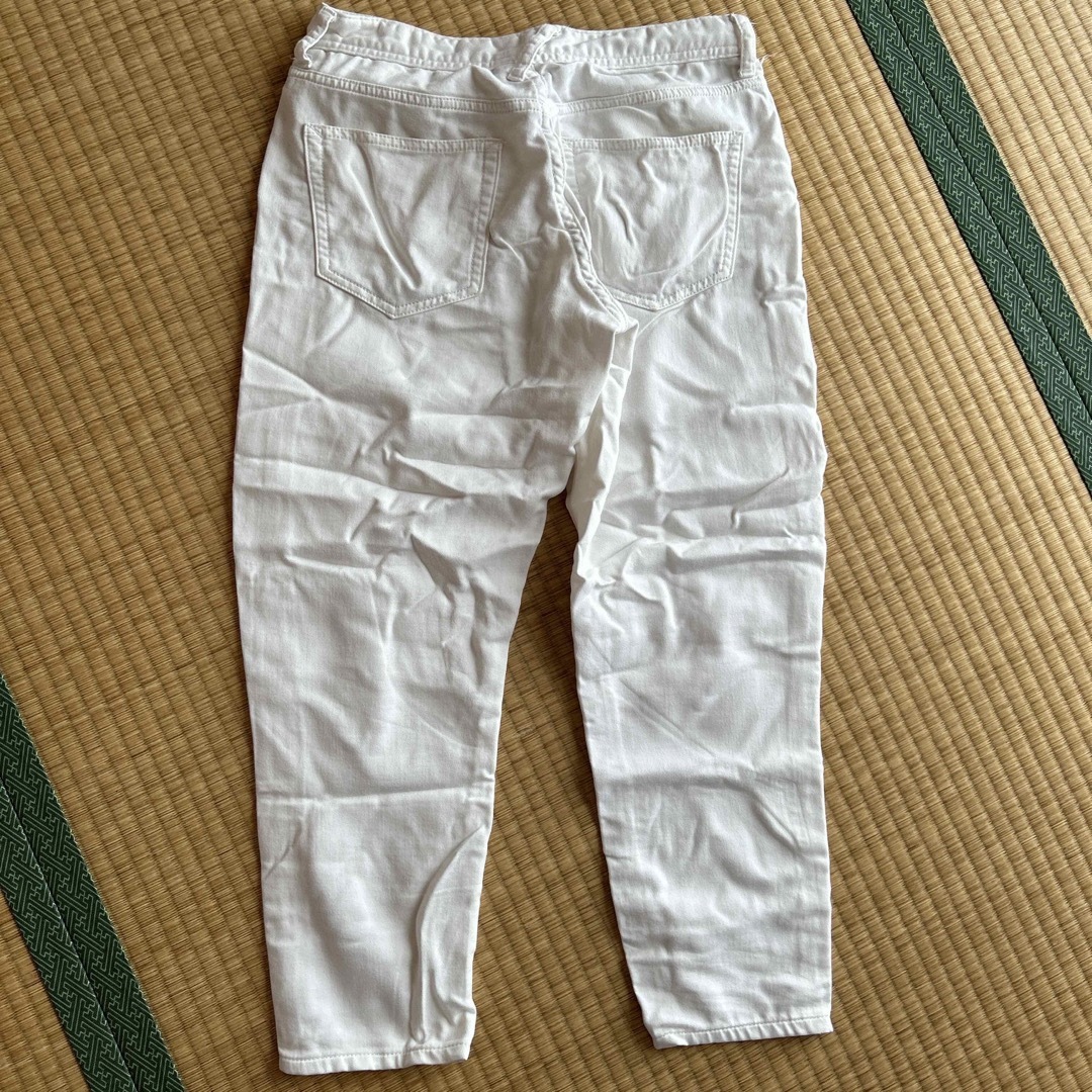 GU(ジーユー)のGU パンツ 白 Sサイズ レディースのパンツ(カジュアルパンツ)の商品写真