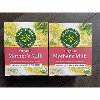【新品未開封】Mother's Milk オーガニックハーブティー 2箱 64袋(健康茶)
