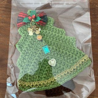 クリスマス　壁掛けツリー　ハンドメイド(インテリア雑貨)