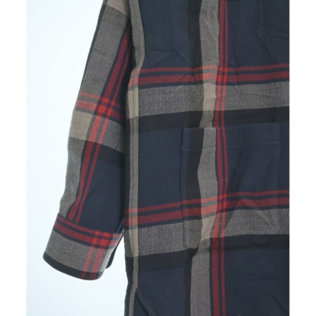 Gucci(グッチ)のGUCCI グッチ コート（その他） 48(L位) 紺x赤xベージュ(チェック) 【古着】【中古】 メンズのジャケット/アウター(その他)の商品写真