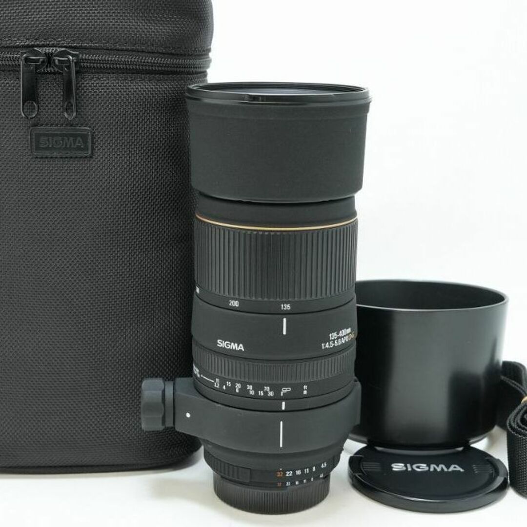 Nikon(ニコン)の■ニコン用 望遠　SIGMA 135-400mm F4.5-5.6 APO DG スマホ/家電/カメラのカメラ(レンズ(ズーム))の商品写真