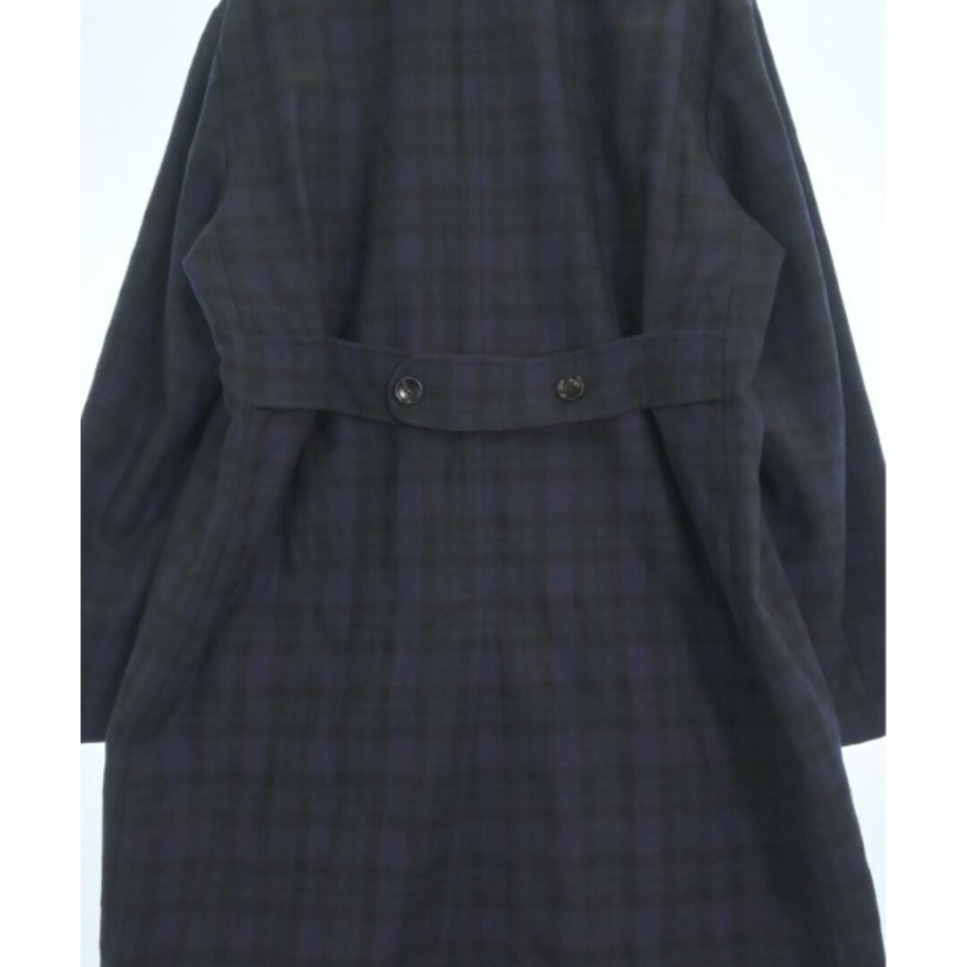 GUCCI グッチ チェスターコート 48(L位) 紺x緑(チェック) 【古着】 GUCCI グッチ チェスターコート 48(L位) 紺x緑(チェック) 【古着】