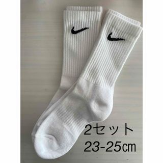 ナイキ(NIKE)のNIKE ナイキ 靴下　2セット　23-25センチ(ソックス)