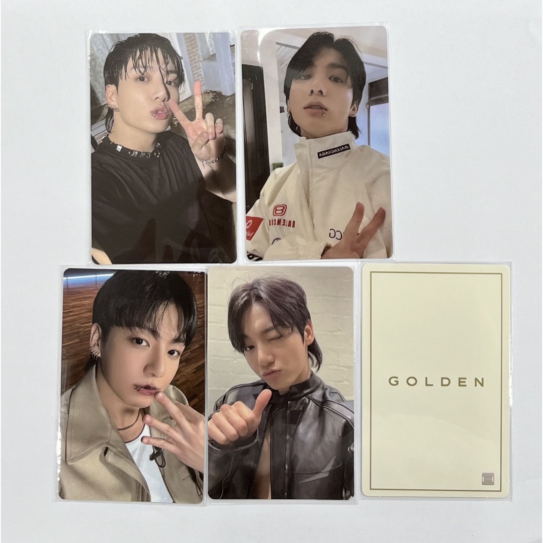 BTS JUNGKOOK GOLDEN M2U ラキドロ購入特典トレカ　セット