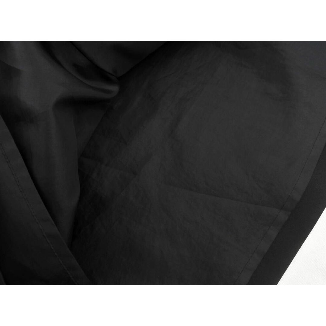 STRAWBERRY-FIELDS(ストロベリーフィールズ)のSTRAWBERRY-FIELDS ストロベリーフィールズ タック Aライン 台形 スカート size1/黒 ◇■ レディース レディースのスカート(ミニスカート)の商品写真