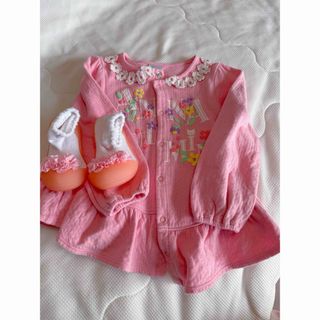 アナスイミニ　トップス 90 baby feet 11.5cm セット(Tシャツ/カットソー)