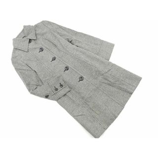 メイソングレイ(MAYSON GREY)のMAYSON GREY メイソングレイ カシミヤ混 千鳥柄 ステンカラー コート size2/白ｘ黒 ◆■ レディース(その他)