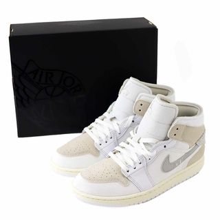 ナイキ(NIKE)の【新品】NIKE ナイキ エア ジョーダン 1 MID SE クラフト スニーカー 27.0cm DM9652-120 国内正規品 ホワイト/テックグレー/セイル/ライトオールウッドブラウン【送料無料】靴【代引き手数料無料】23530952(スニーカー)