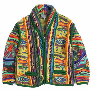 COOGI - 【幻の1点モノ】coogi クージー 立体 編込み 3Dカーディガン