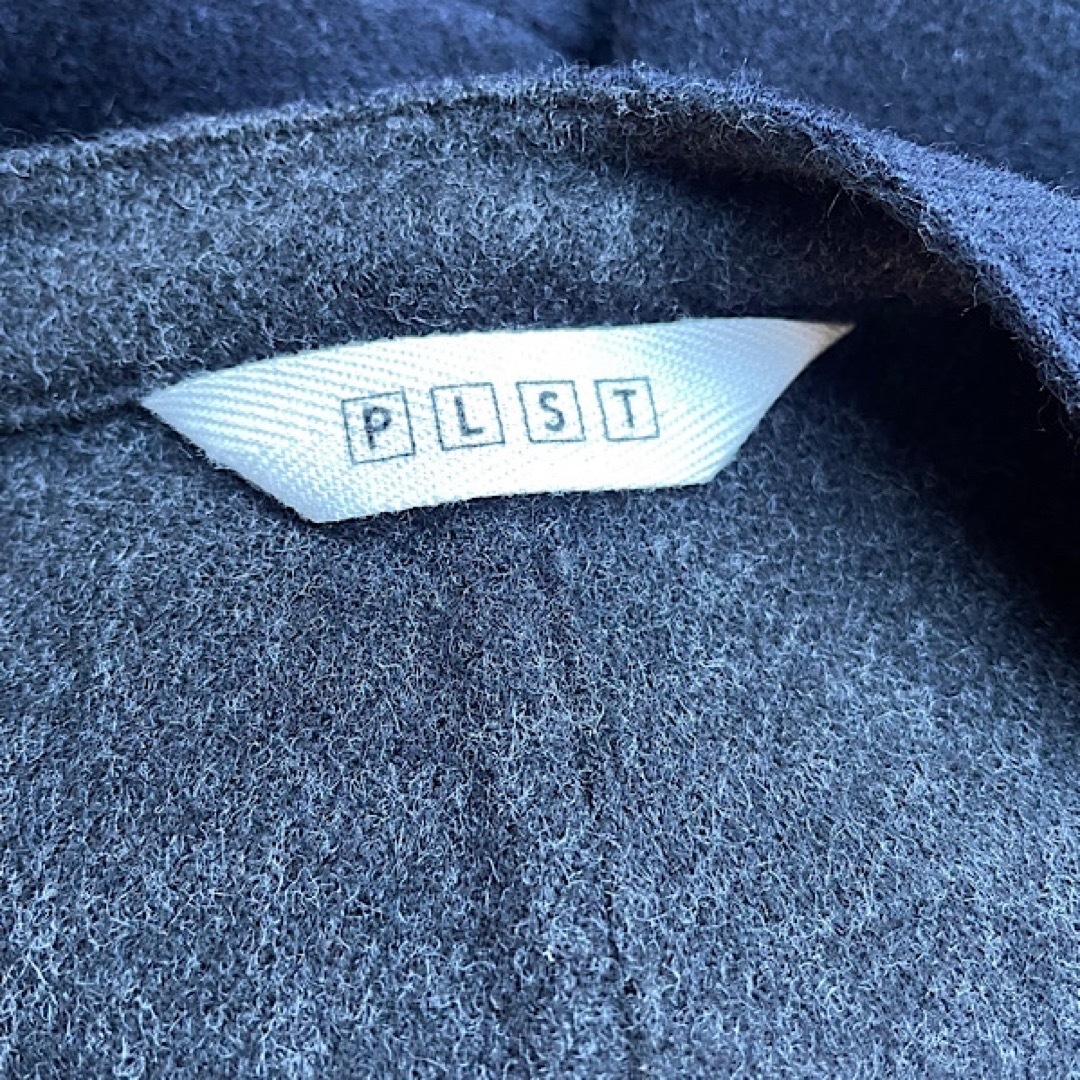 PLST(プラステ)のおまとめPLST プラステ　コート　ノーカラー ネイビー　M レディースのジャケット/アウター(ロングコート)の商品写真