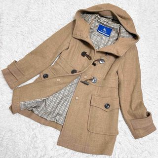 バーバリーブルーレーベル(BURBERRY BLUE LABEL)のバーバリーブルーレーベル ダッフルコート キャメル ノバチェック(ダッフルコート)