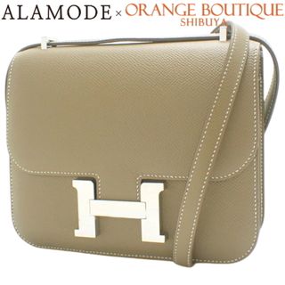 エルメス(Hermes)のHERMES(エルメス) コンスタンス ミニ 3 ショルダーバッグ 2WAY 肩掛け クロスボディ コンスタンス18 ヴォーエプソン パラジウム金具 エトープ/エトゥープ グレージュ ベージュ シルバー金具 Y刻印 レディース 40802074770【中古】【アラモード】(ショルダーバッグ)