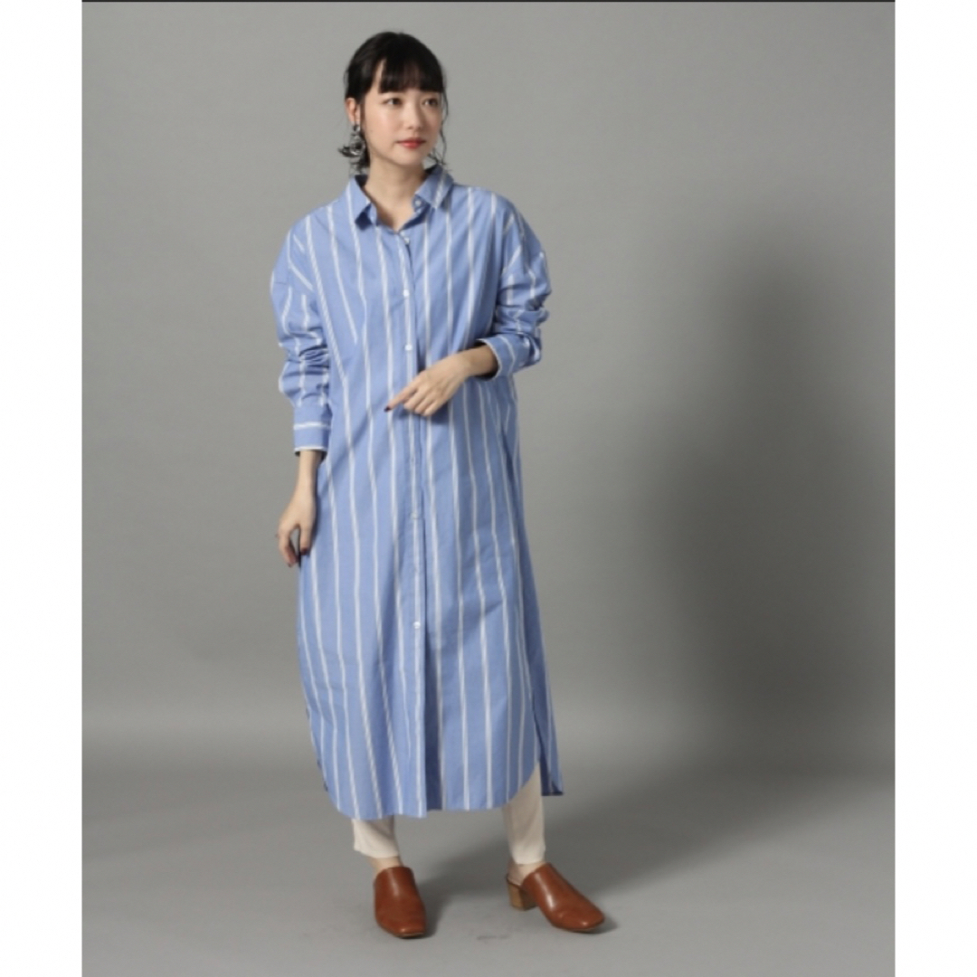 LOWRYS FARM(ローリーズファーム)の【LOWRYS FARM】 ロングシャツワンピース　 レディースのワンピース(ロングワンピース/マキシワンピース)の商品写真