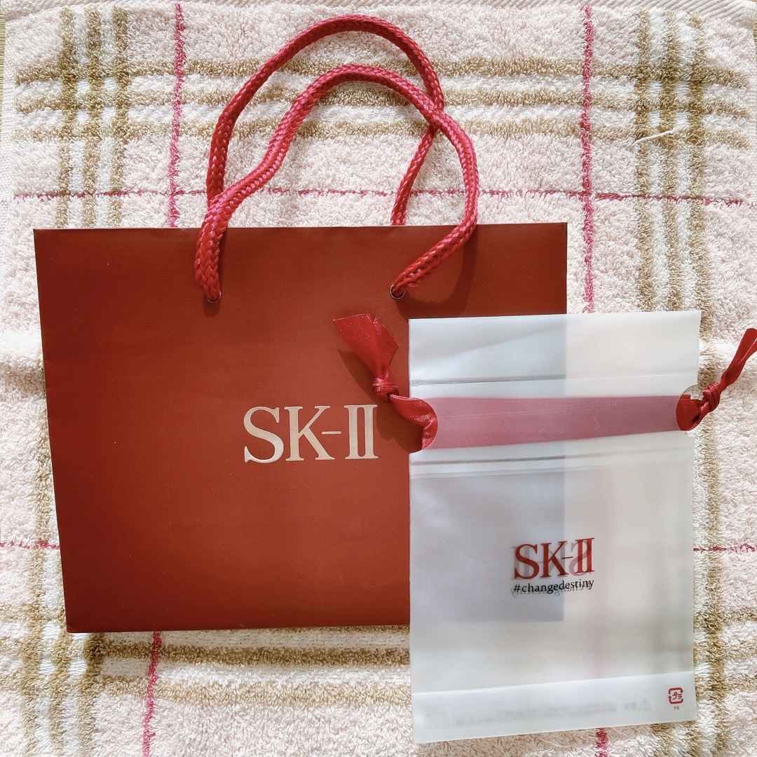 SK-II(エスケーツー)の【中古品】SK-II＊ショッパー・ラッピングバッグセット レディースのバッグ(ショップ袋)の商品写真