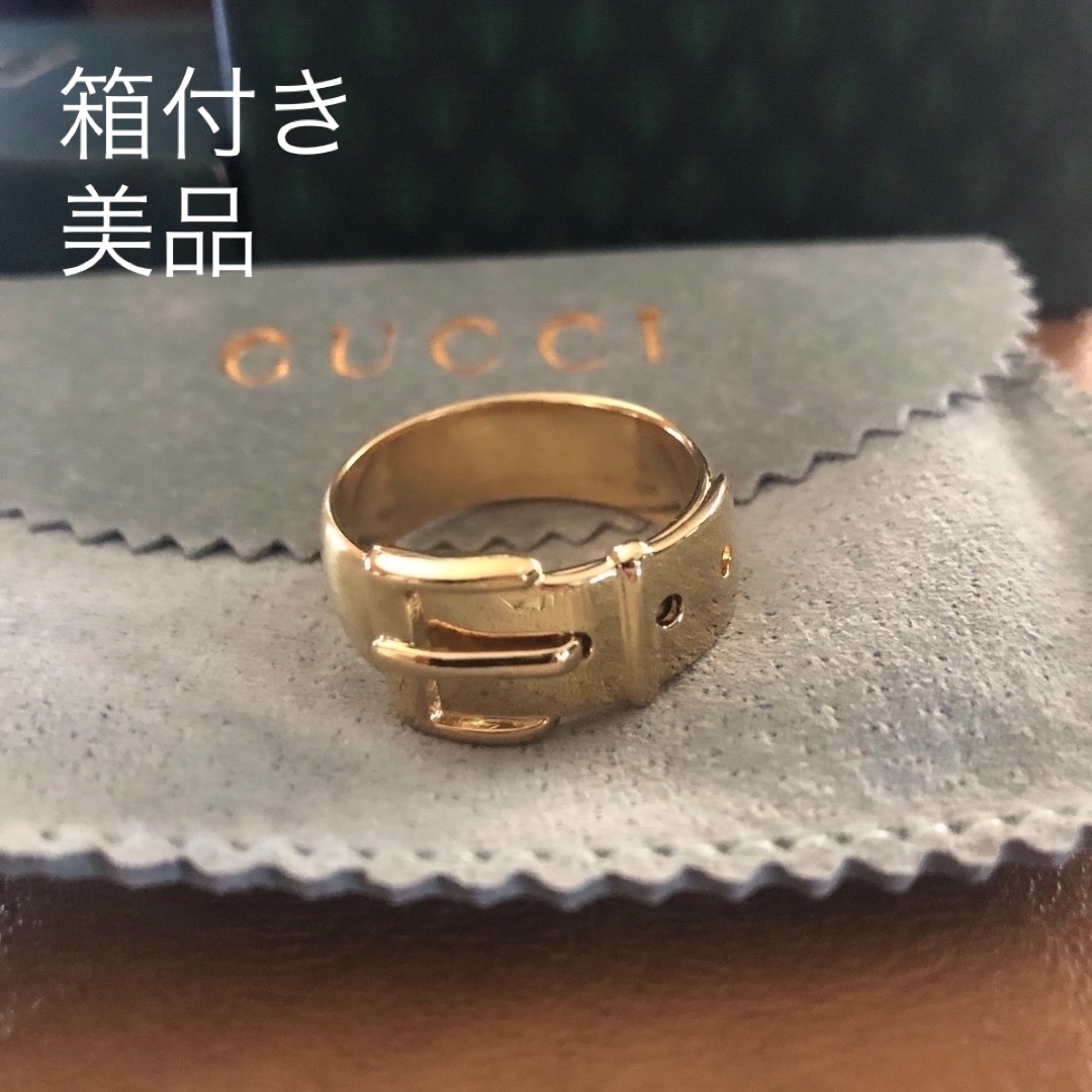 Gucci(グッチ)のGUCCI グッチ スカーフリング　箱付き レディースのファッション小物(バンダナ/スカーフ)の商品写真