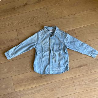 ザラキッズ(ZARA KIDS)のZARA kids◆長袖デニムシャツ（110センチ）(ブラウス)