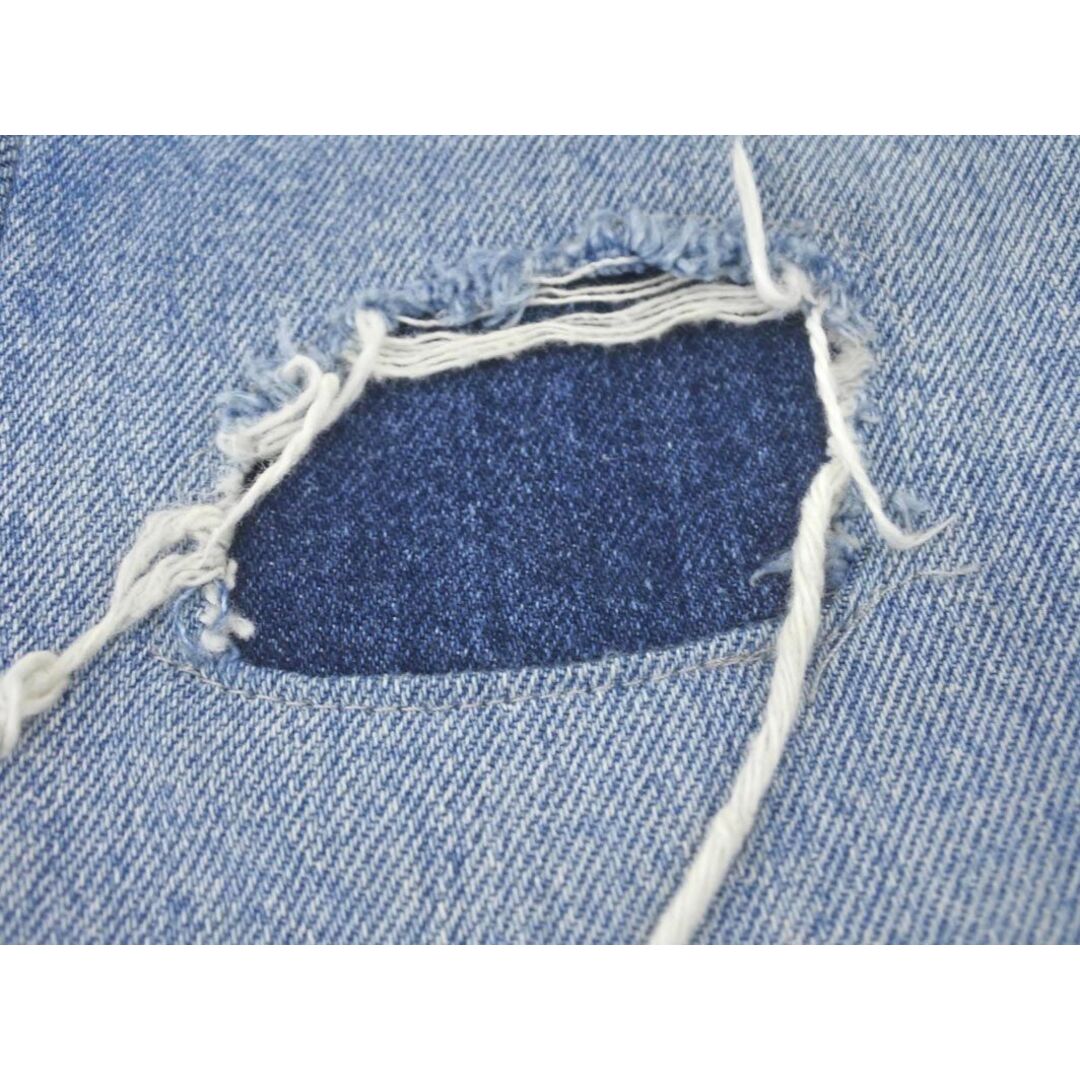 Levi's(リーバイス)のLEVI'S リーバイス 501 00501-2159 クラッシュ リペア加工 ボタンフライ デニムパンツ size28/青 ■■ メンズ メンズのパンツ(デニム/ジーンズ)の商品写真