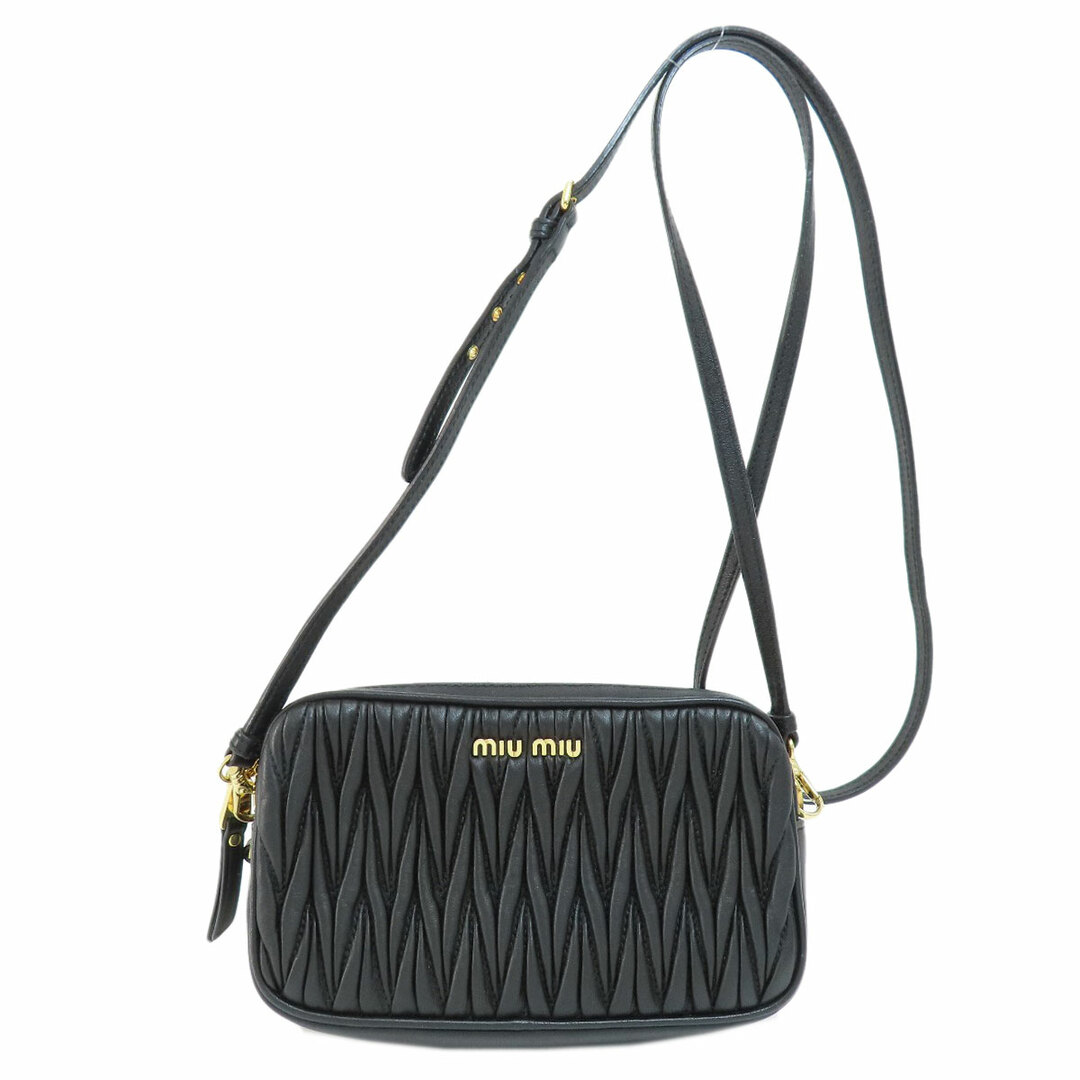 MIUMIU マテラッセ ショルダーバッグ レザー レディース