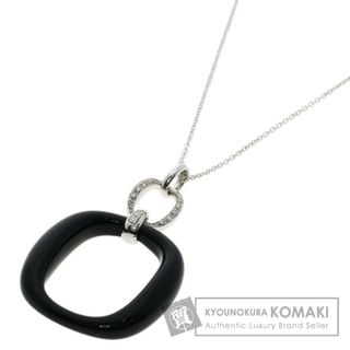 ダミアーニ(Damiani)のDamiani ディーレース ダイヤモンド オニキス ネックレス K18WG レディース(ネックレス)