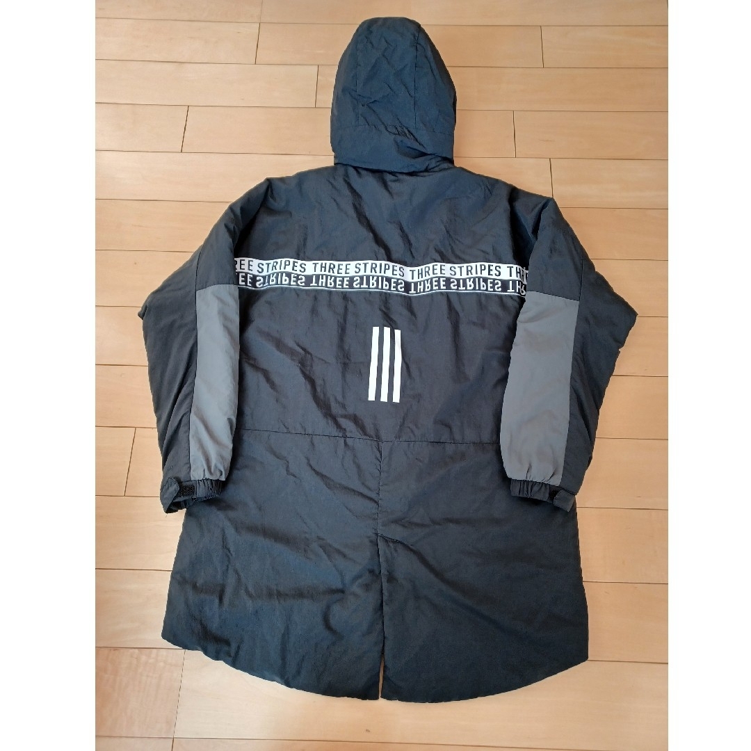 adidas(アディダス)のアディダス ハーフコート160センチ キッズ/ベビー/マタニティのキッズ服男の子用(90cm~)(コート)の商品写真