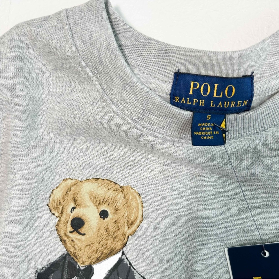 POLO RALPH LAUREN(ポロラルフローレン)の新作◇ラルフローレン ホリデーベア フリーススウェット 5/115 キッズ/ベビー/マタニティのキッズ服男の子用(90cm~)(Tシャツ/カットソー)の商品写真