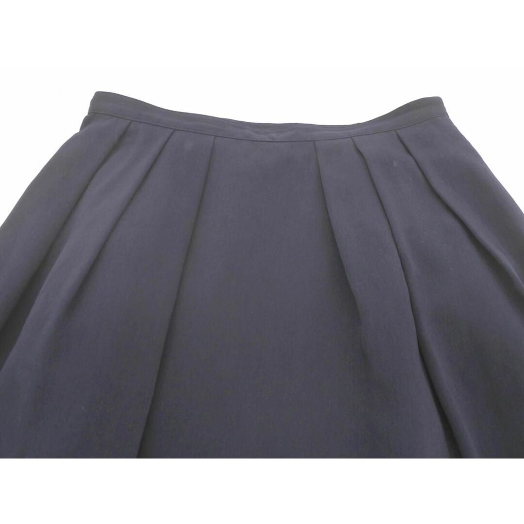 NATURAL BEAUTY BASIC(ナチュラルビューティーベーシック)のNATURAL BEAUTY BASIC ナチュラルビューティーベーシック フレア スカート sizeS/紺 ■■ レディース レディースのスカート(ロングスカート)の商品写真