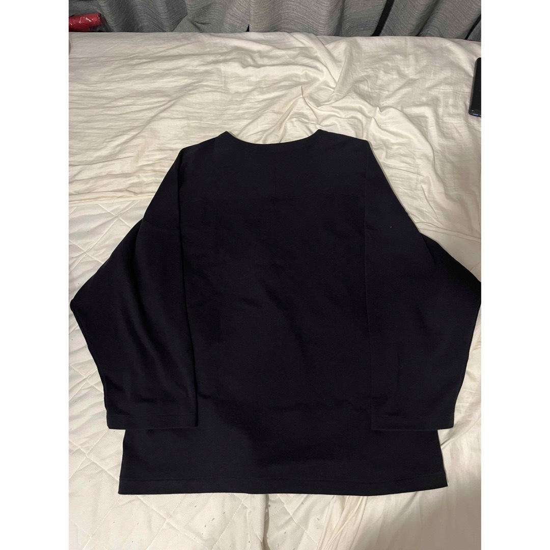 COMOLI - COMOLI 22aw フットボールTシャツ ネイビー サイズ3の通販 by