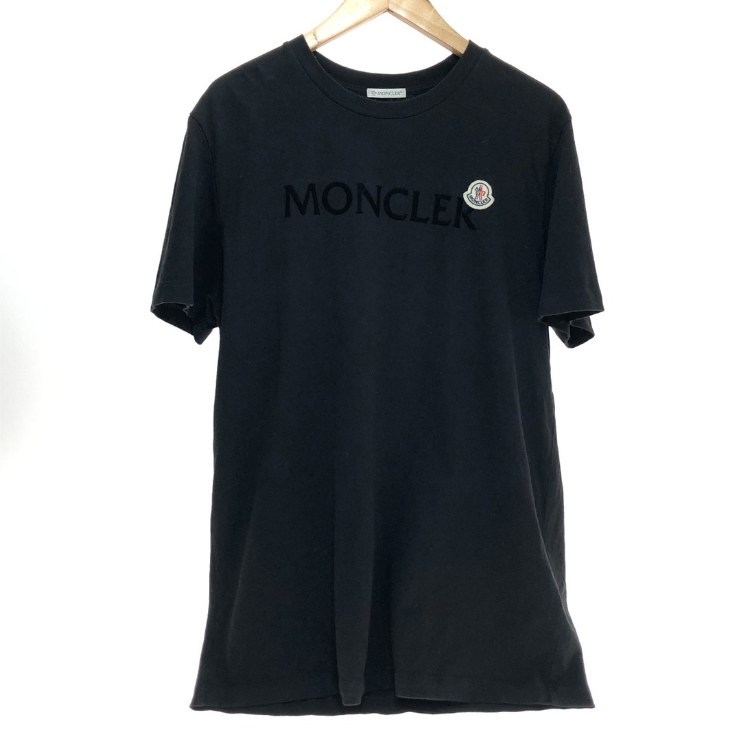 □□MONCLER モンクレール シャインプリントTシャツ I10918C00064 8390T ブラック | フリマアプリ ラクマ
