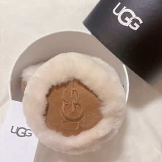 UGG - ugg シープスキン エンブロイダリー イヤマフ チェスナットの