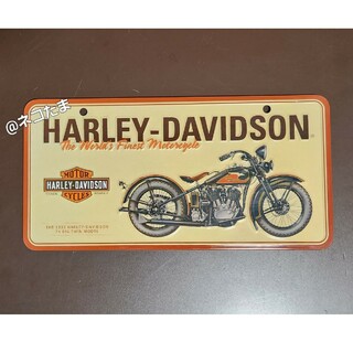 ハーレーダビッドソン(Harley Davidson)の【当時品・美品】Harley-Davidson　プレート ハーレーダビッドソン(その他)