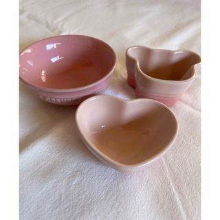 ルクルーゼベビー(LE CREUSET Baby)のルクルーゼ　ベビー　食器3点セット(離乳食器セット)